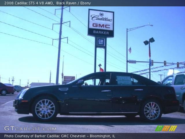 2008 Cadillac STS 4 V8 AWD in Black Raven