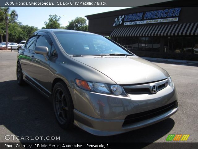 2008 Honda Civic Si Sedan in Galaxy Gray Metallic