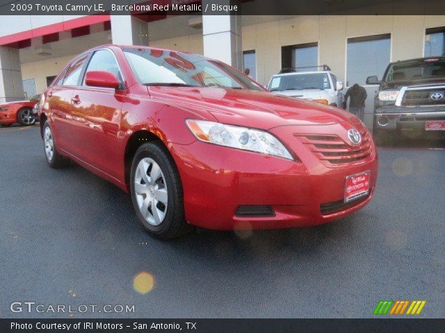 2009 Toyota Camry LE in Barcelona Red Metallic