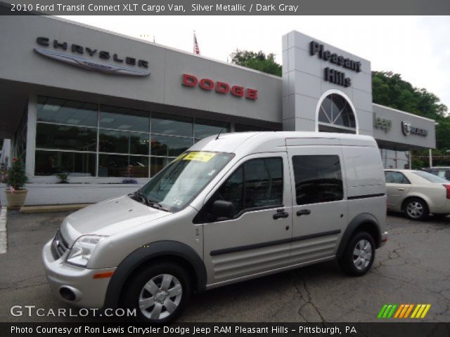 2010 Ford Transit Connect XLT Cargo Van in Silver Metallic