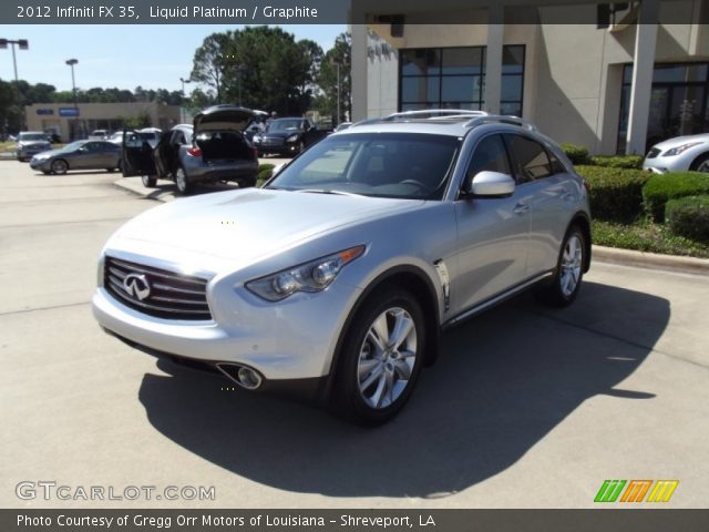 2012 Infiniti FX 35 in Liquid Platinum