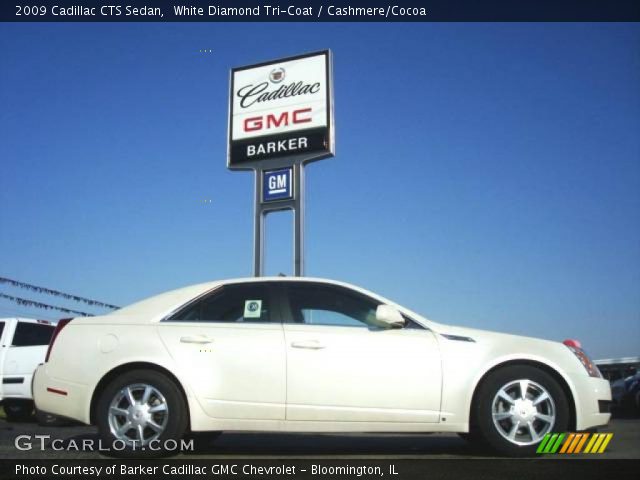 2009 Cadillac CTS Sedan in White Diamond Tri-Coat