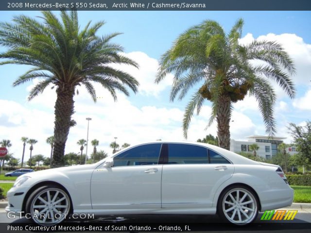2008 Mercedes-Benz S 550 Sedan in Arctic White