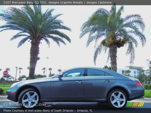 2007 Mercedes-Benz CLS 550 in designo Graphite Metallic