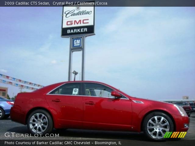 2009 Cadillac CTS Sedan in Crystal Red