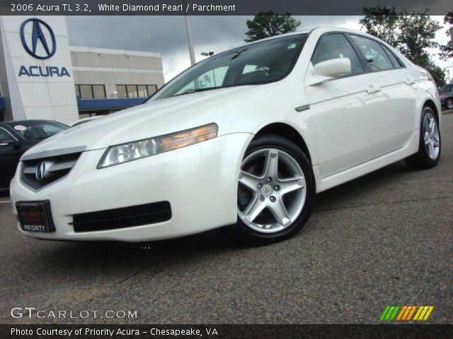 2006 Acura TL 3.2 in White Diamond Pearl