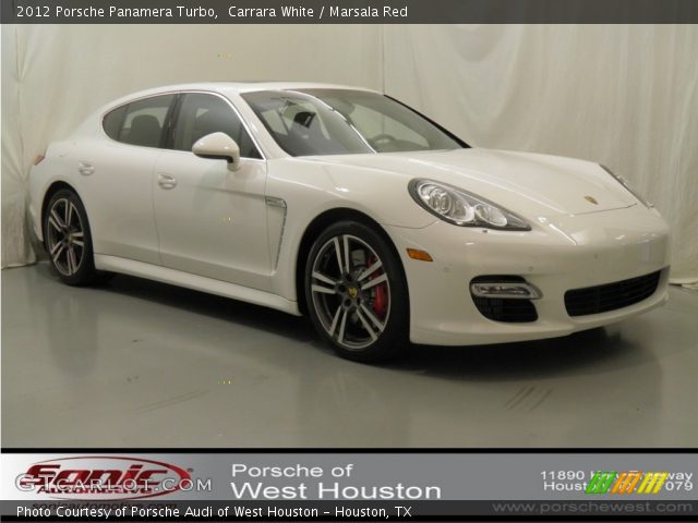 2012 Porsche Panamera Turbo in Carrara White