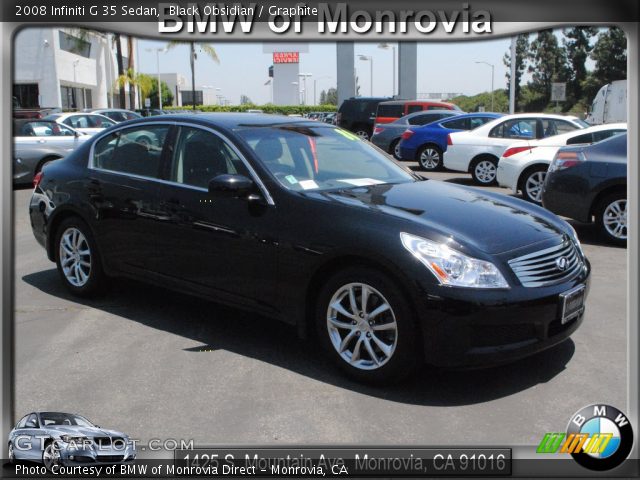 2008 Infiniti G 35 Sedan in Black Obsidian