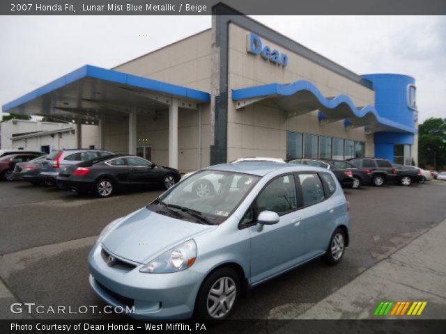 2007 Honda Fit  in Lunar Mist Blue Metallic