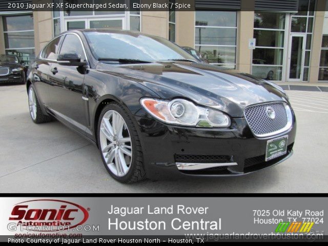 2010 Jaguar XF XF Supercharged Sedan in Ebony Black