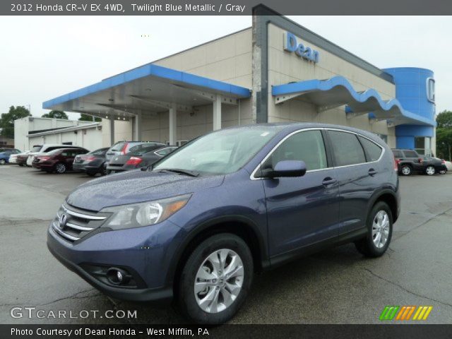 2012 Honda CR-V EX 4WD in Twilight Blue Metallic