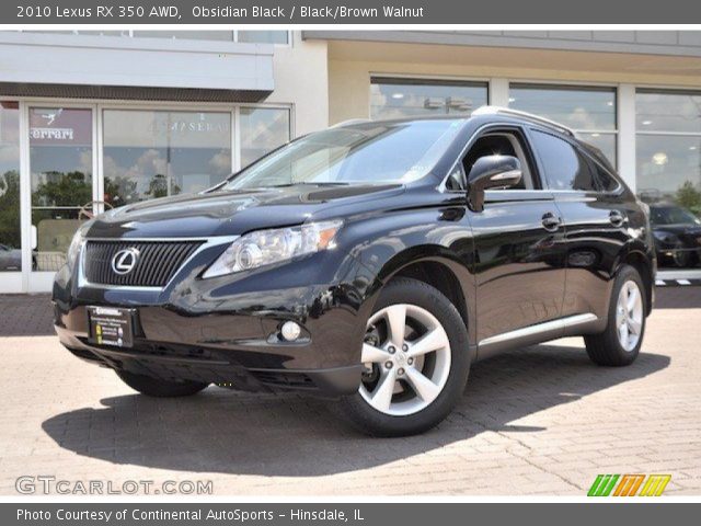 2010 Lexus RX 350 AWD in Obsidian Black