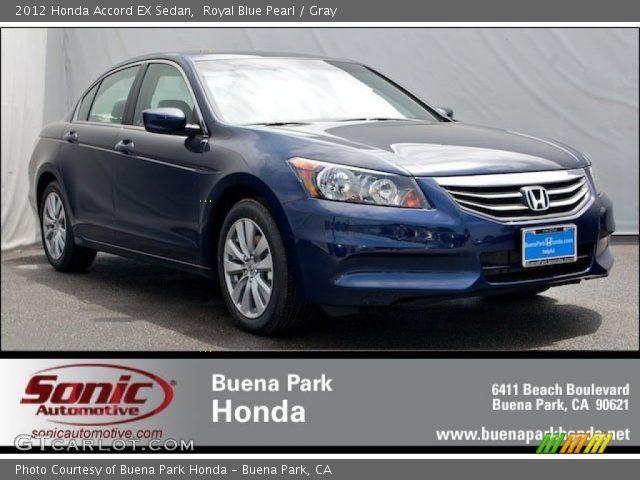 2012 Honda Accord EX Sedan in Royal Blue Pearl