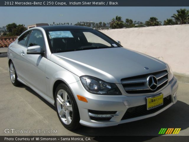 2012 Mercedes-Benz C 250 Coupe in Iridium Silver Metallic