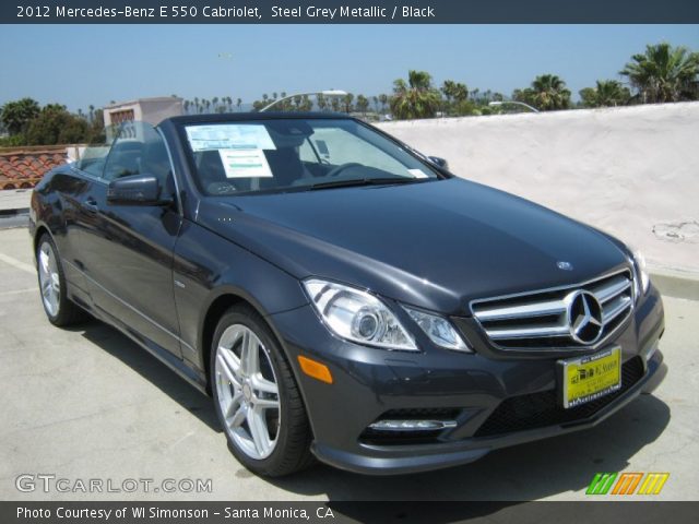 2012 Mercedes-Benz E 550 Cabriolet in Steel Grey Metallic