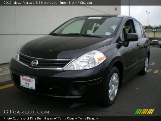2012 Nissan Versa 1.8 S Hatchback in Super Black