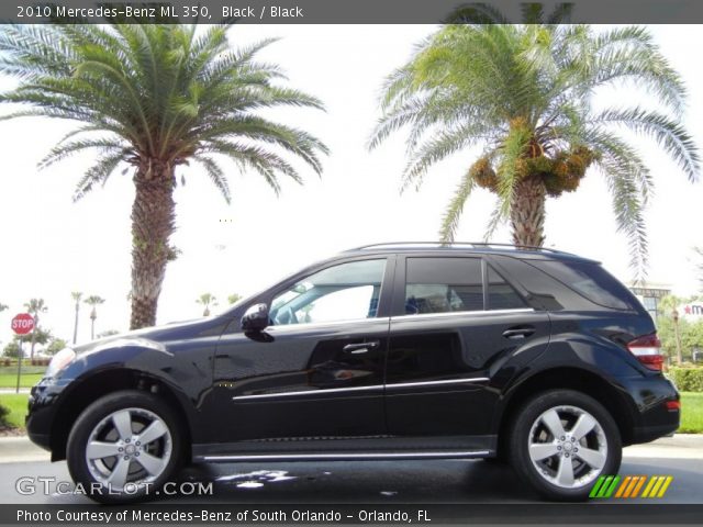 2010 Mercedes-Benz ML 350 in Black