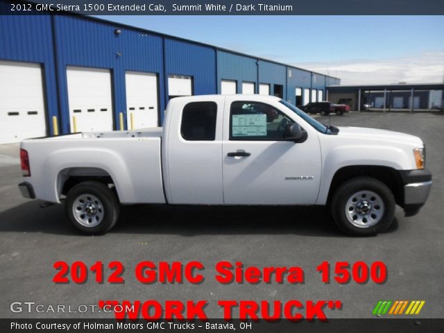 2012 GMC Sierra 1500 Extended Cab in Summit White