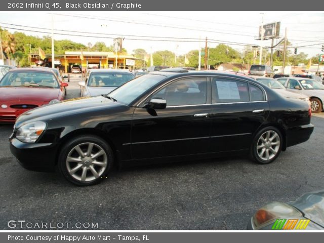 2002 Infiniti Q 45 in Black Obsidian