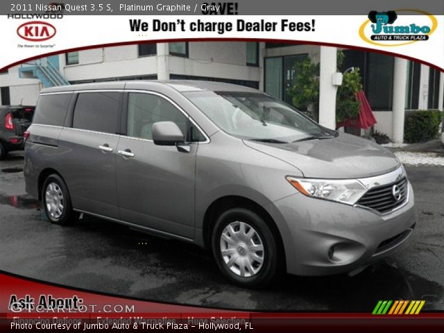 2011 Nissan Quest 3.5 S in Platinum Graphite