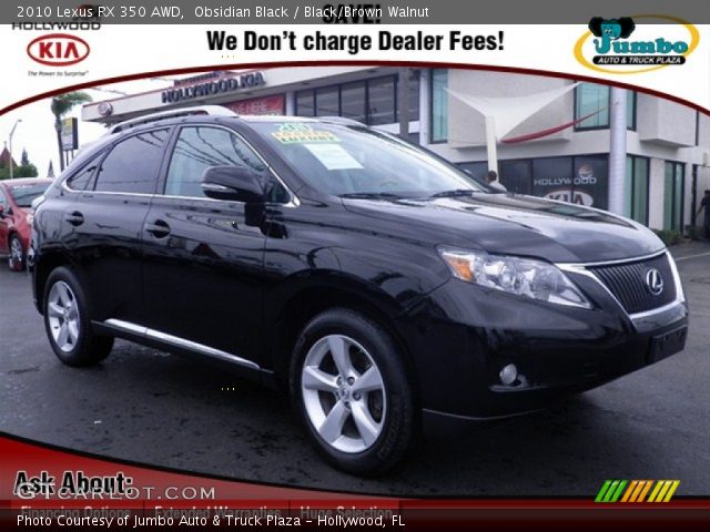2010 Lexus RX 350 AWD in Obsidian Black