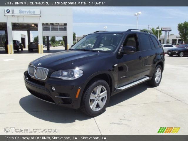 2012 BMW X5 xDrive35d in Black Sapphire Metallic