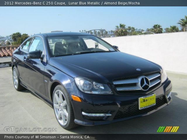 2012 Mercedes-Benz C 250 Coupe in Lunar Blue Metallic