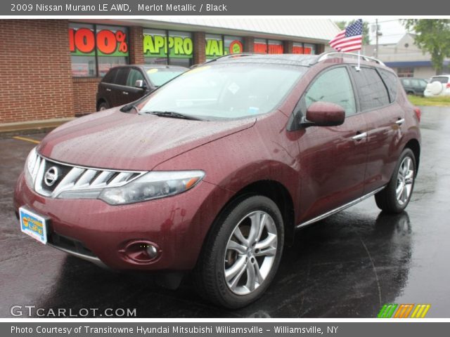 2009 Nissan Murano LE AWD in Merlot Metallic