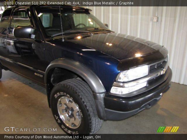 2003 Chevrolet S10 ZR2 Extended Cab 4x4 in Indigo Blue Metallic
