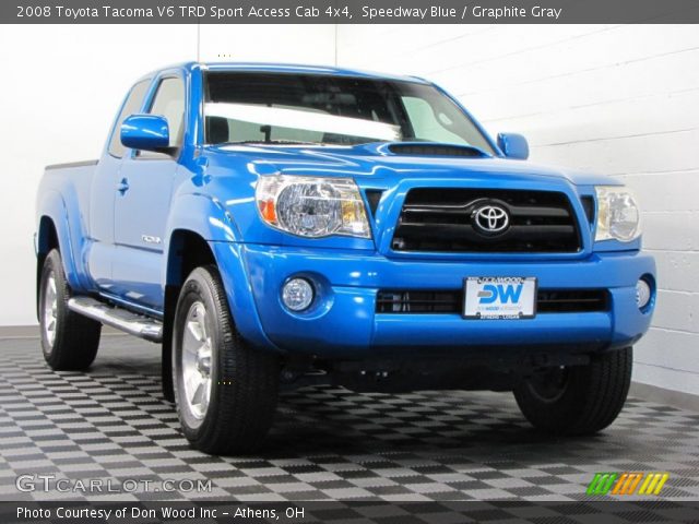 2008 Toyota Tacoma V6 TRD Sport Access Cab 4x4 in Speedway Blue