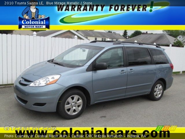 2010 Toyota Sienna LE in Blue Mirage Metallic