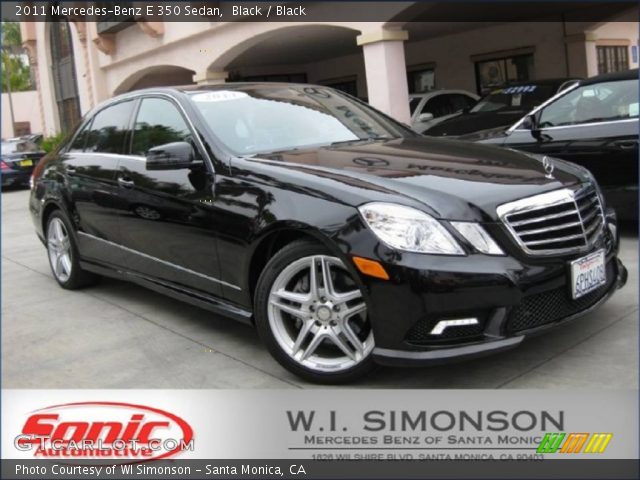 2011 Mercedes-Benz E 350 Sedan in Black