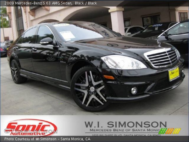 2009 Mercedes-Benz S 63 AMG Sedan in Black