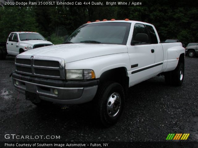 2000 Dodge Ram 3500 SLT Extended Cab 4x4 Dually in Bright White