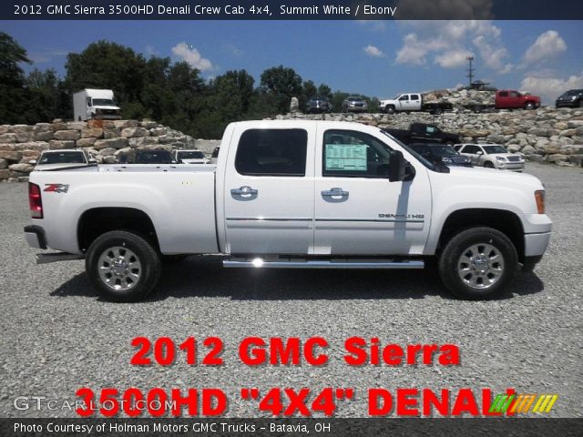 2012 GMC Sierra 3500HD Denali Crew Cab 4x4 in Summit White