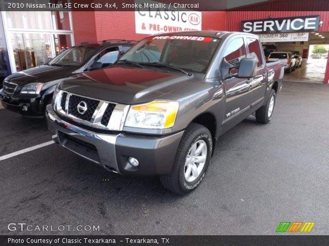 2010 Nissan Titan SE Crew Cab 4x4 in Smoke Metallic