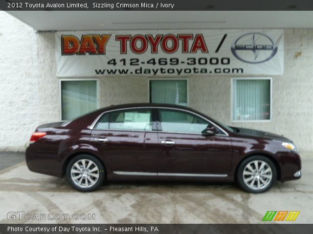 2012 Toyota Avalon Limited in Sizzling Crimson Mica