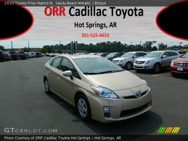2010 Toyota Prius Hybrid III in Sandy Beach Metallic