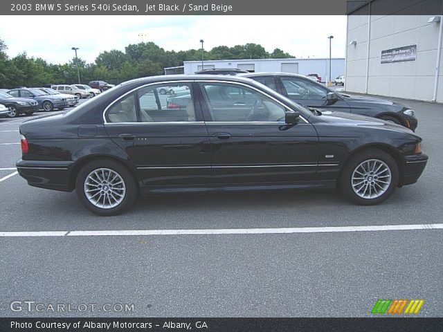 2003 BMW 5 Series 540i Sedan in Jet Black