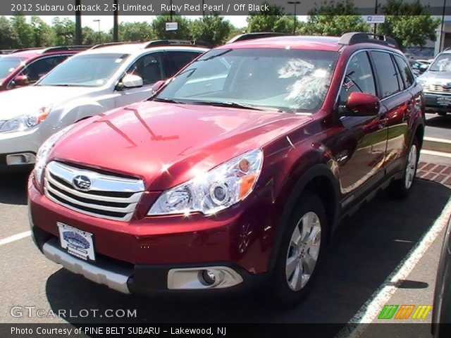 2012 Subaru Outback 2.5i Limited in Ruby Red Pearl