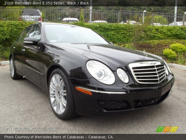 2008 Mercedes-Benz E 350 Sedan in Black