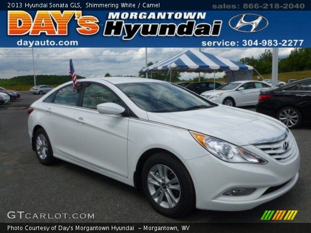 2013 Hyundai Sonata GLS in Shimmering White