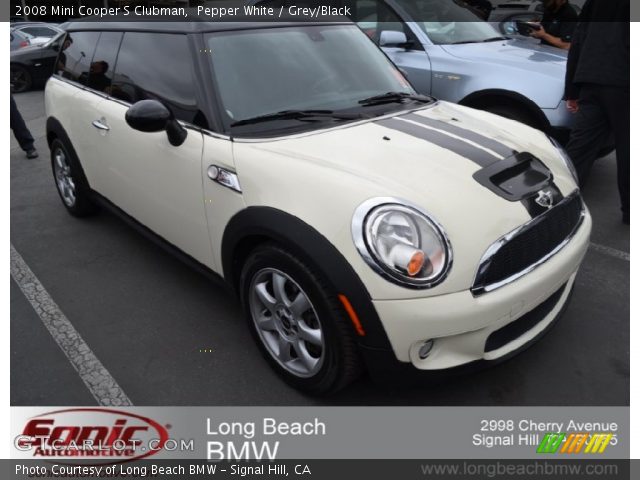 2008 Mini Cooper S Clubman in Pepper White