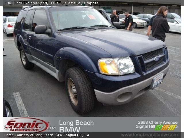 2002 Ford Explorer Sport in True Blue Metallic