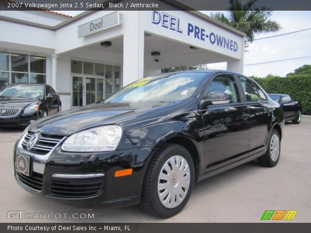 2007 Volkswagen Jetta 2.5 Sedan in Black