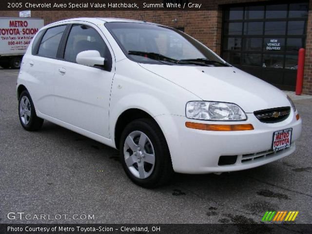 2005 Chevrolet Aveo Special Value Hatchback in Summit White