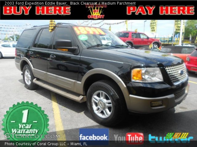 2003 Ford Expedition Eddie Bauer in Black Clearcoat