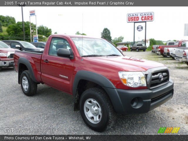2005 Toyota Tacoma Regular Cab 4x4 in Impulse Red Pearl