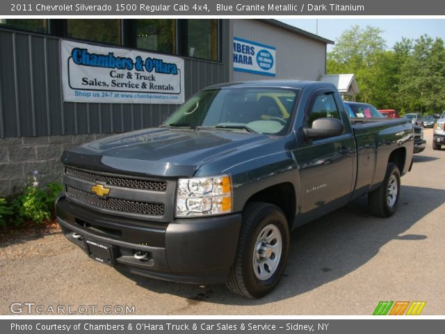 2011 Chevrolet Silverado 1500 Regular Cab 4x4 in Blue Granite Metallic