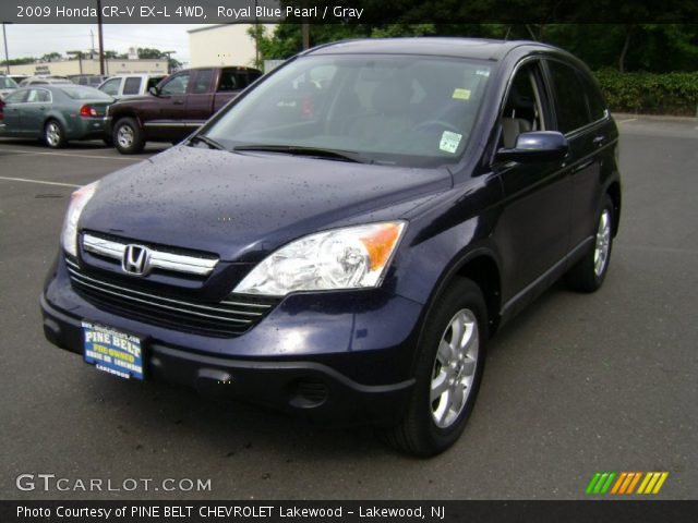 2009 Honda CR-V EX-L 4WD in Royal Blue Pearl